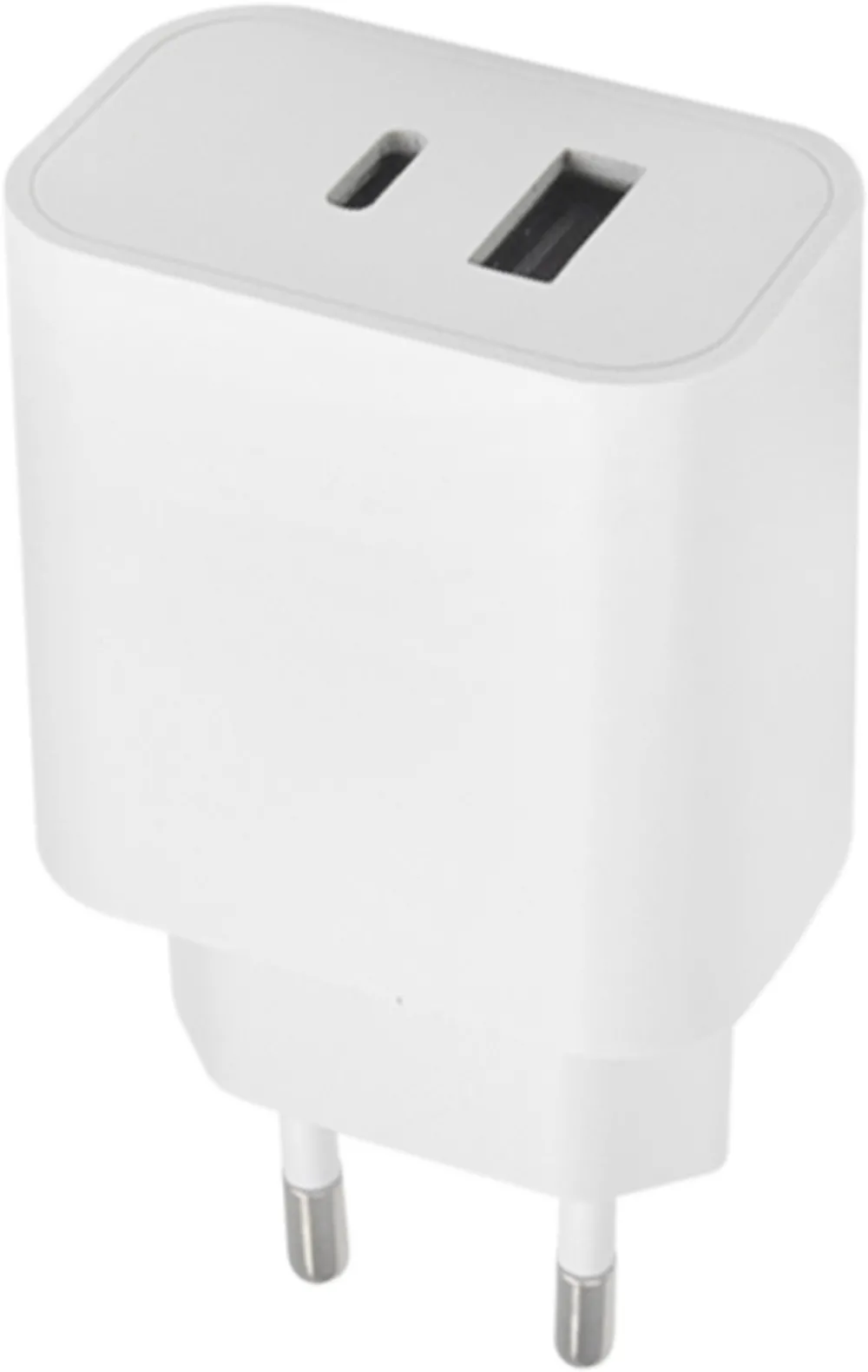 Maxlife MXTC-06-20AC PD QC charger 1x USB-C 1x USB 20W white