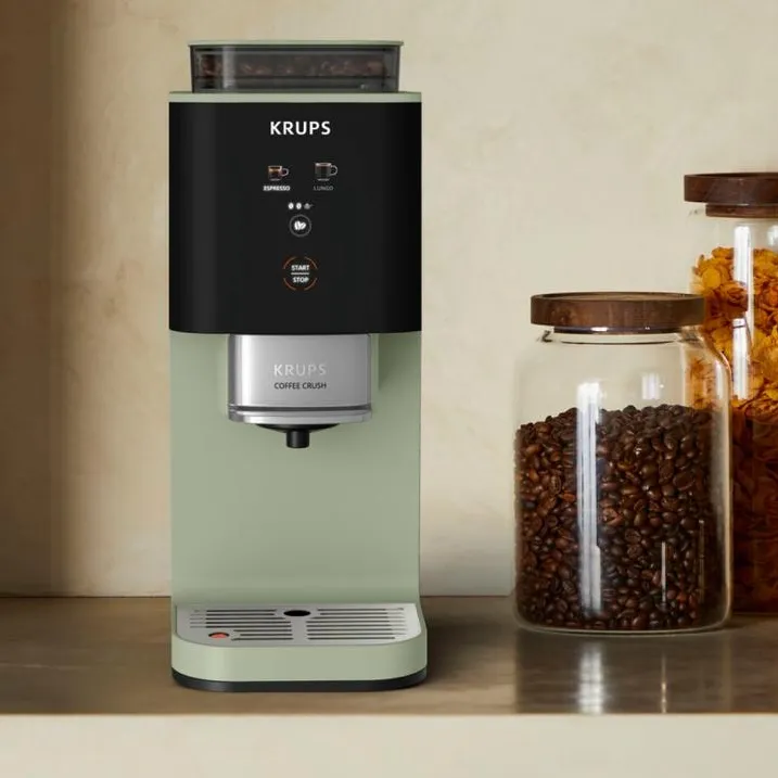 Krups Coffee Crush Coffee maker SA401LE0, Black/Green