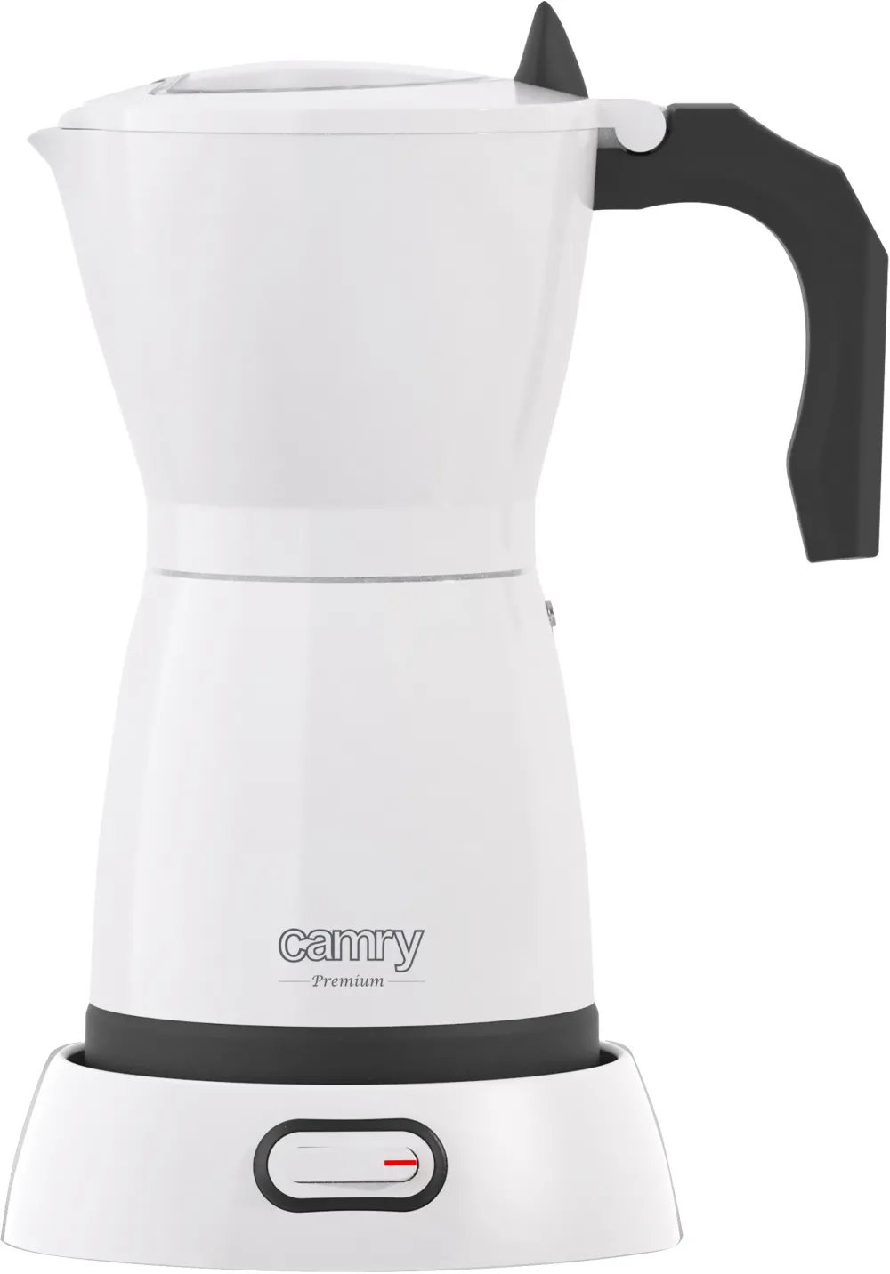 Camry CR 4415w Electric Moka coffe maker, White/Black