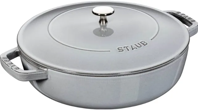 Staub Chistera Dutch Oven 28 cm Graphite-grey, Cast Iron