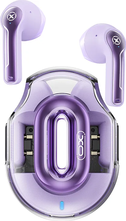 XO Bluetooth earphones X43 TWS purple