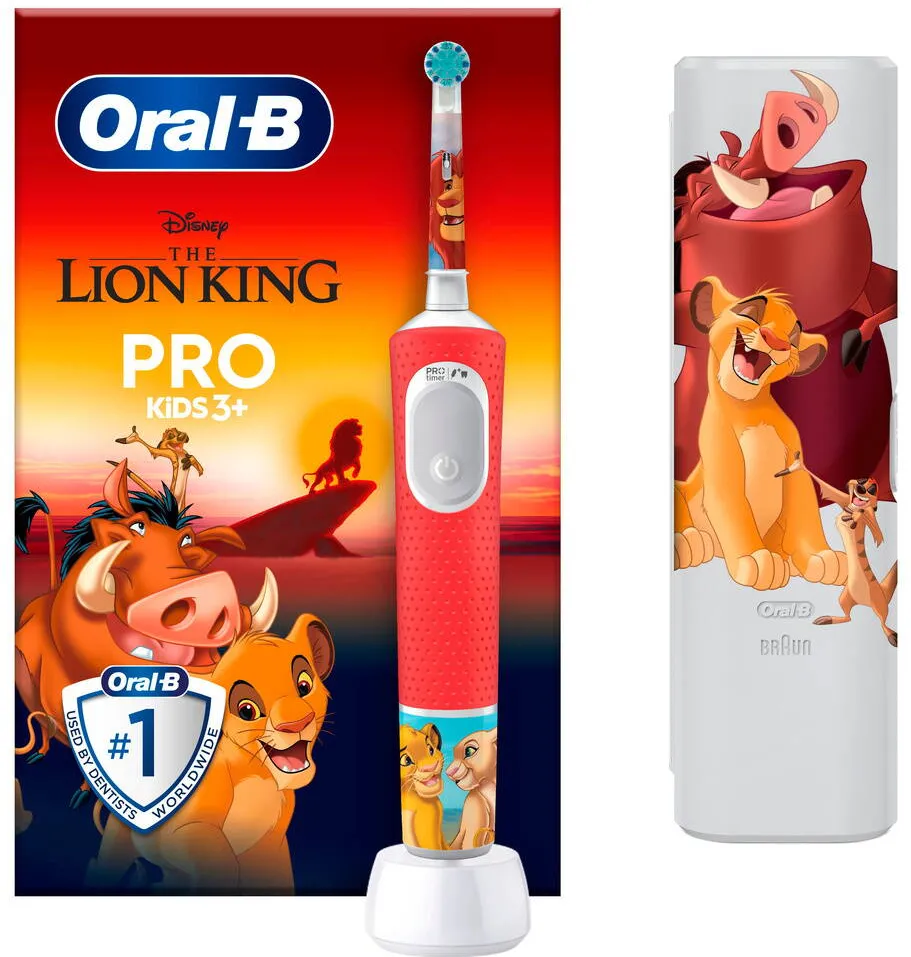 Periuta Electrica ORAL-B Pro Kids König der Löwen Red