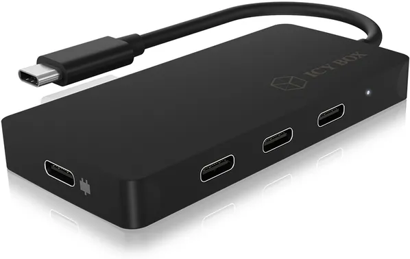 Hub USB RaidSonic ICY BOX USB-C 4xPort Black