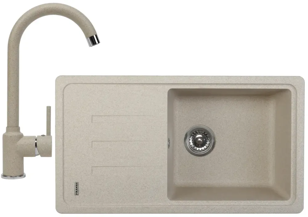 Franke Pachet chiuveta fragranite BSG 611-78 + Baterie Pola 1.0, cartus ceramic, Avena