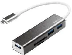 Adaptor TRUST Dalyx 7 in 1, Gri