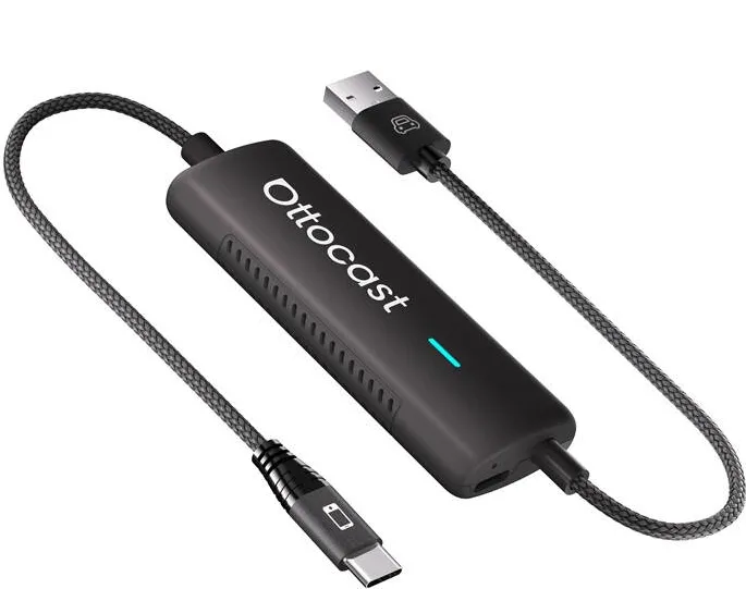 Player Auto Ottocast Mirroring Wireless Car Adapter