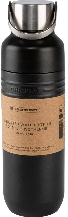 Le Creuset Sticla de apa On The Go, negru mat, 500 ml