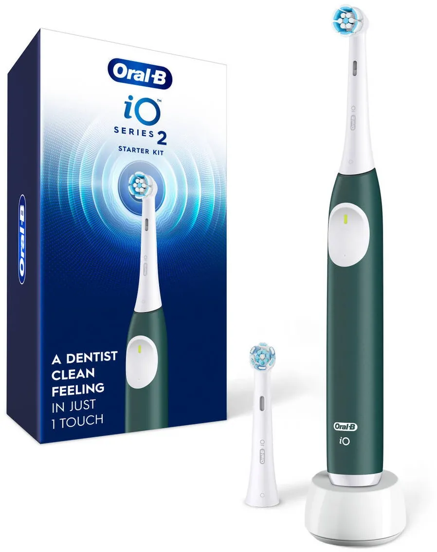 ORAL-B iO2 Electric Toothbrush with Pressure sensor, Forest Green