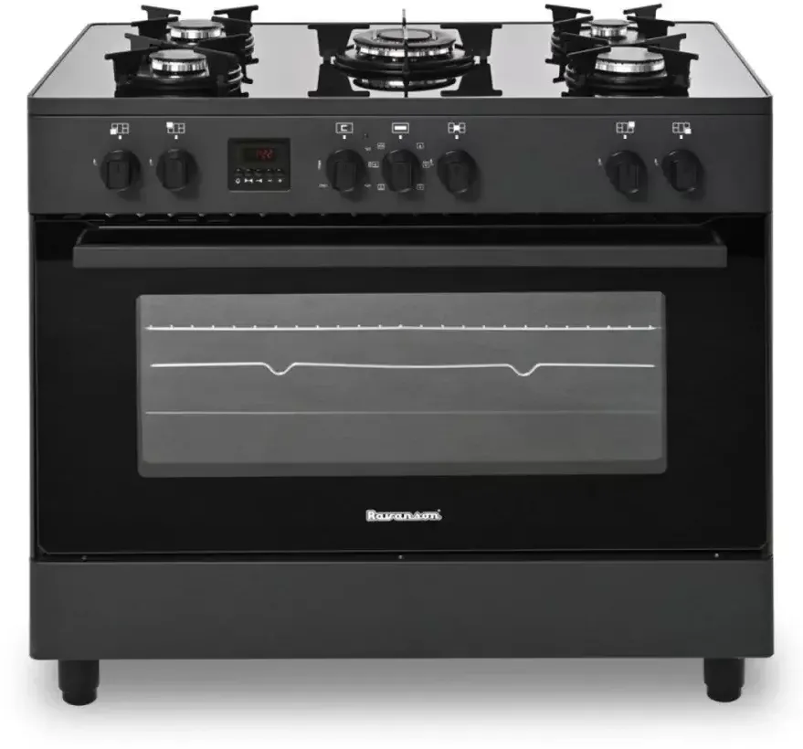 Ravanson Gas-electric 90cm KWGE-K90 Glass Black