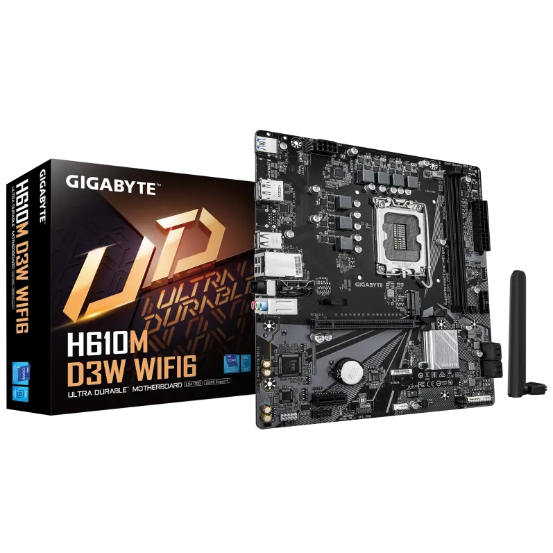 Placa de Baza GIGABYTE H610M D3W WIFI6