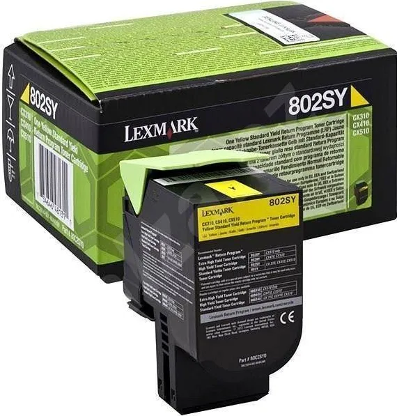Toner imprimanta Lexmark 80C2SY0 Yellow Return