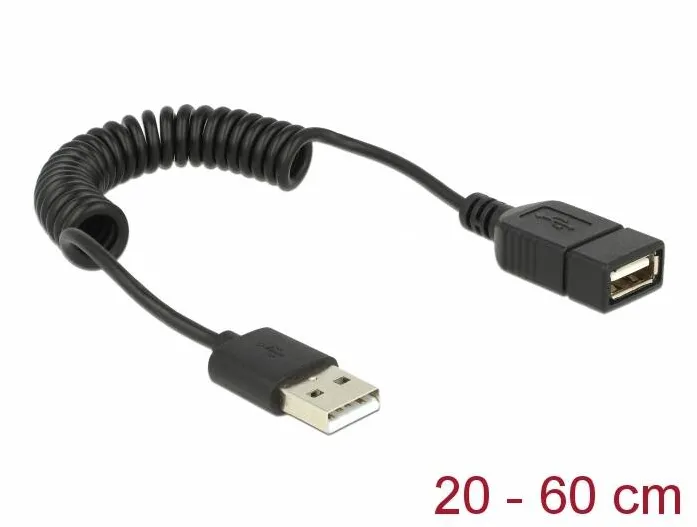 DELOCK 83163, USB extension cable - 60 cm