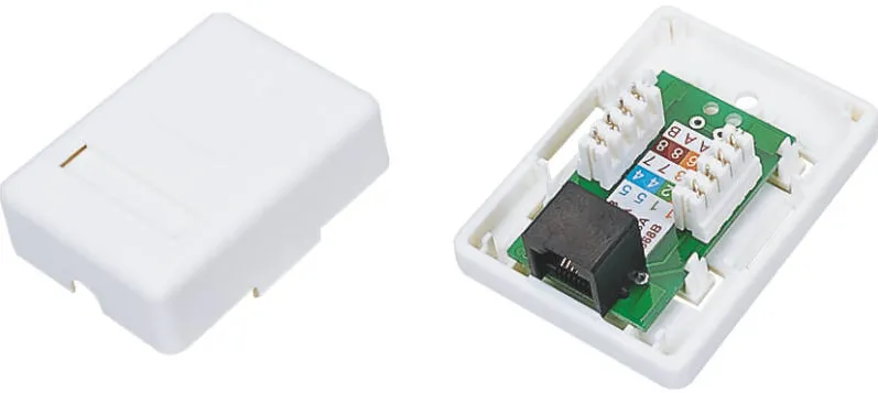 Accesoriu Retea A-LAN GN001 wire connector RJ45 White