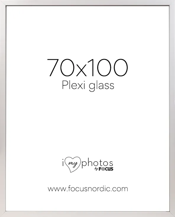 Rama foto FOCUS Soul White 70x100 Plexi