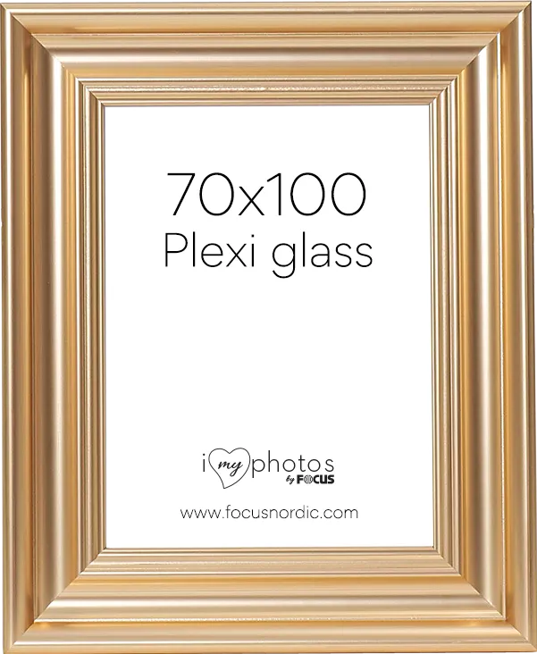 Rama foto FOCUS Charleston Gold 70x100 Plexiglass
