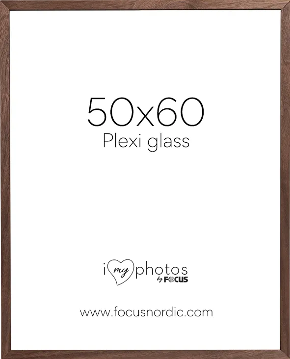 Rama foto FOCUS Soul Walnut veneer 50X60 Plexi