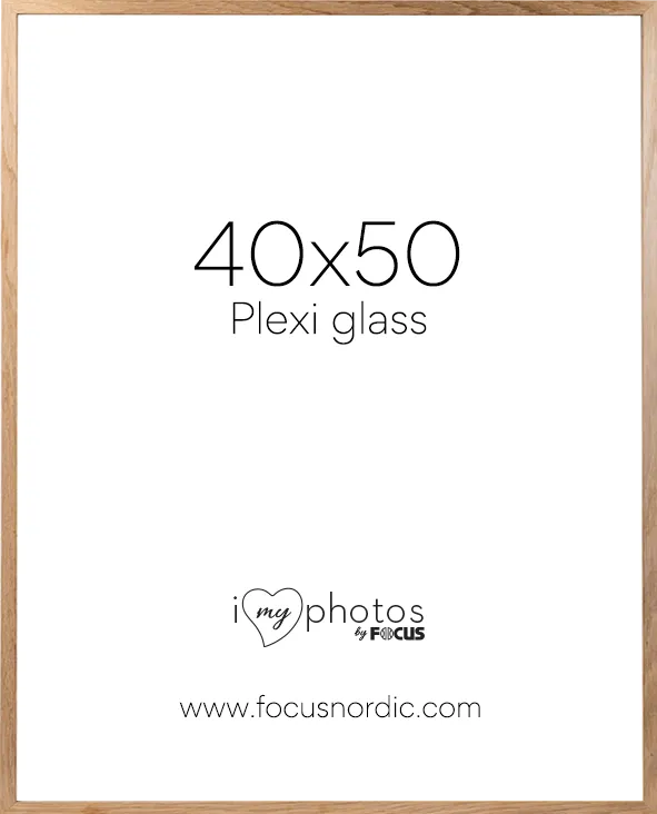 Rama foto FOCUS Soul Oak veneer 40x50 Plexi