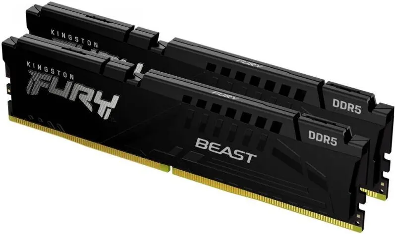 Memorie RAM Kingston FURY Beast XMP/EXPO, 64GB, DDR5-6000 MHz, CL36, Dual Channel
