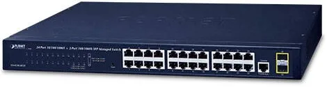 Switch Planet 24-Port Layer 2 Managed Gigabit Ethernet +