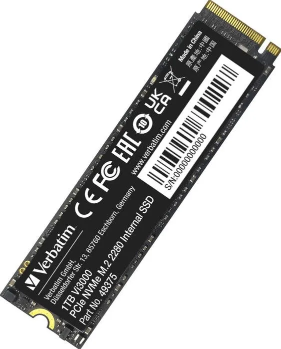 SSD VERBATIM 1TB Vi3000 Internal PCIe NVMe M.2