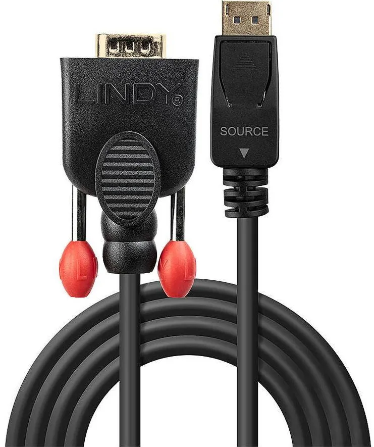 Adaptor Lindy DisplayPort an VGA Konverter 0.5m