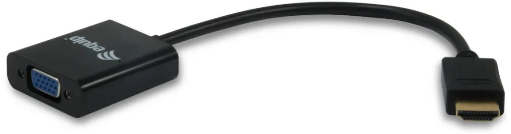 Adaptor EQUIP HDMI VGA mit Audio Negru