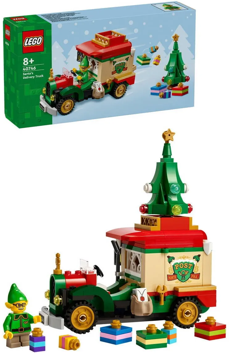 LEGO ® - Camionul de livrare al lui Mos Craciun 40746, 224 piese