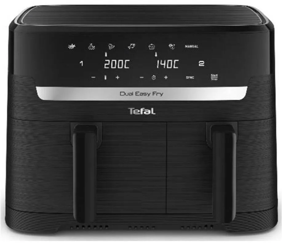Friteuza cu Aer Cald TEFAL EY 901 N Dual Easy Fry Essential