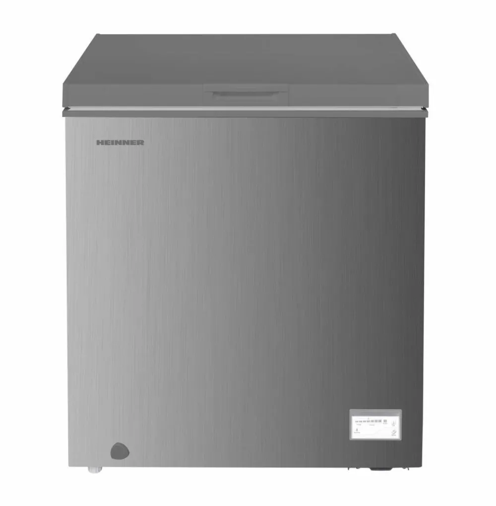 HEINNER Lada frigorifica HCF-HM145CSE++, convertibila frigider/congelator, clasa E, 142 L, Argintiu