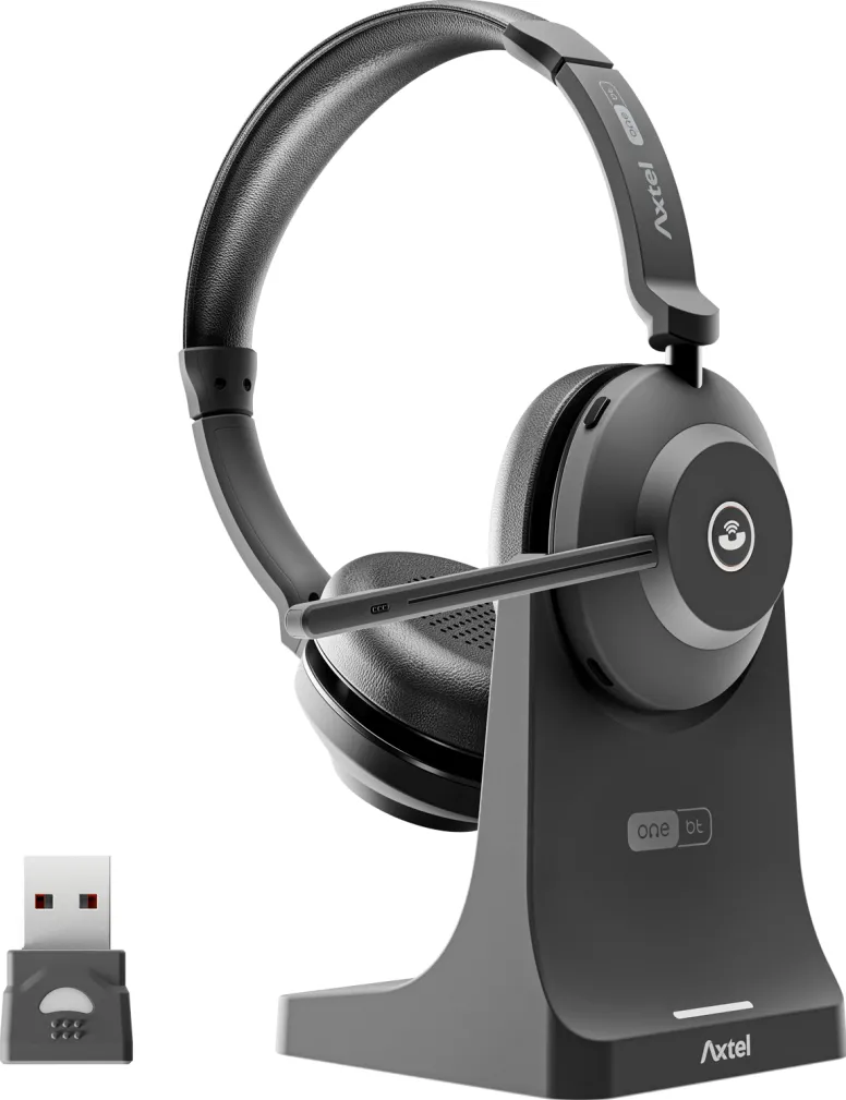 Casti Over-Head AXTEL ONE BT STEREO+CHARGING BAS