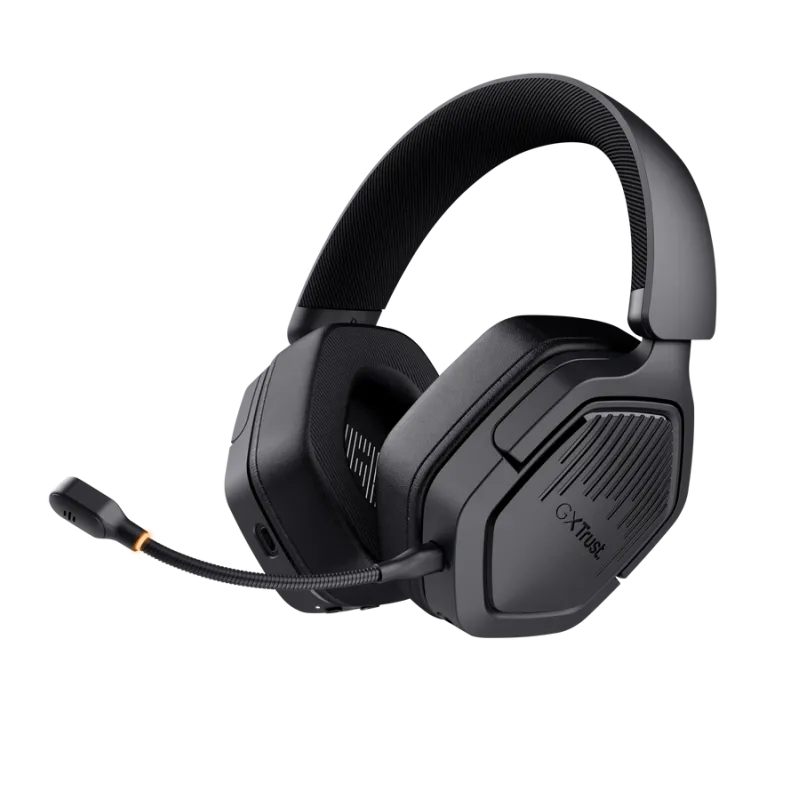 Casti Over-Head TRUST WS GXT 493PS Carus, negru
