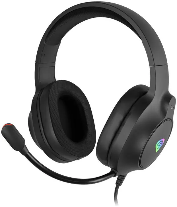 Casti Over-Head Genesis Neon 213 RGB Negru
