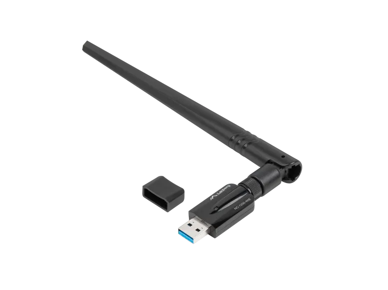 Adaptor Wireless LANBERG NC-1200-WIE, USB, Black