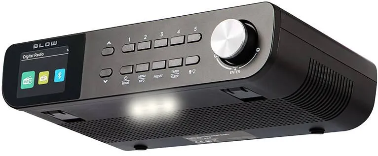 Radio Blow FM/DAB+ RK1 kitchen, black