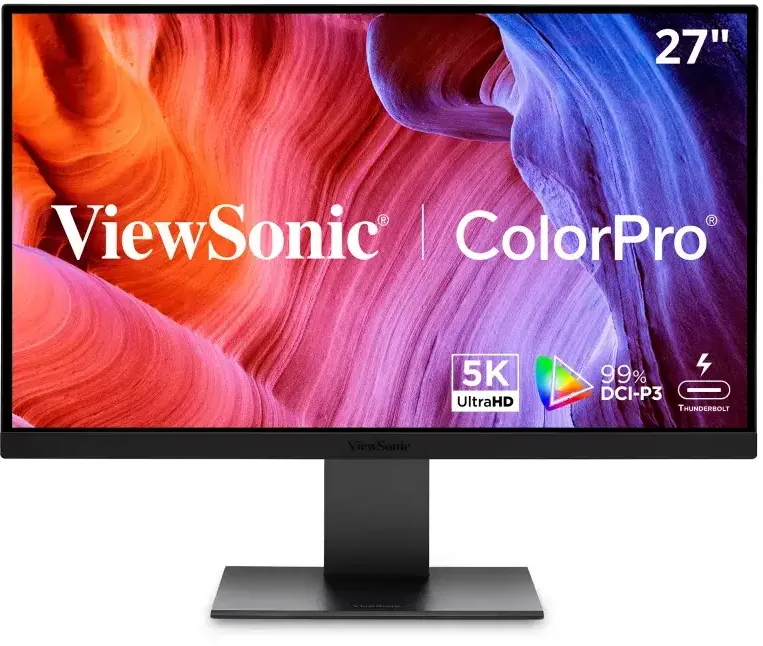 Monitor VIEWSONIC IPS LED 27" VP2788-5K, 5K (5120 x 2880), HDMI, DisplayPort, Boxe, Pivot, Negru/Gri