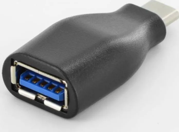 Adaptor Assmann USB Type-C adapter type C to A M/F Super-Speed Negru