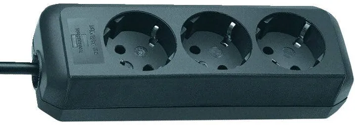 Brennenstuhl Prelungitor 3 prize 1.5m Black