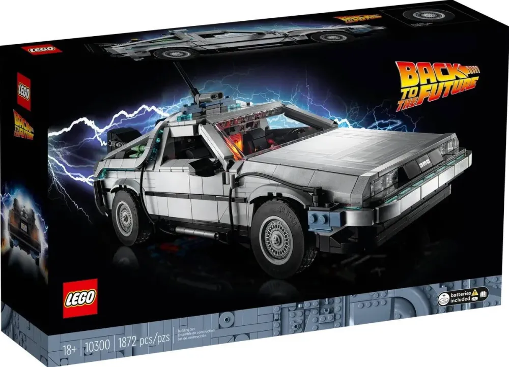 LEGO Icons 10300 time machine from back to the future