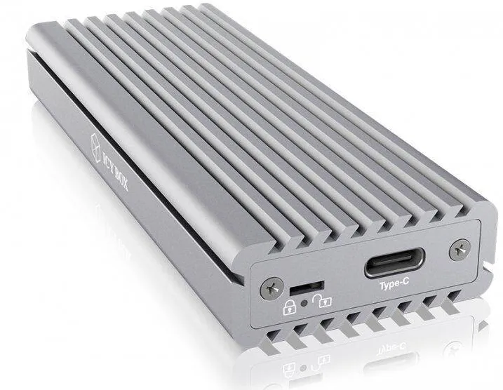 Rack Icy Box IB-1817Ma-C31 M.2 NVMe SSD, USB 3.1 Type-C, Silver