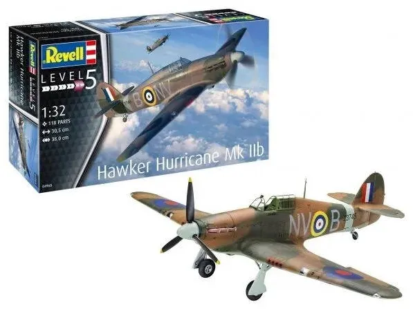 Figurina Revell Plane Hawker Hurricane MK IIB 1/32