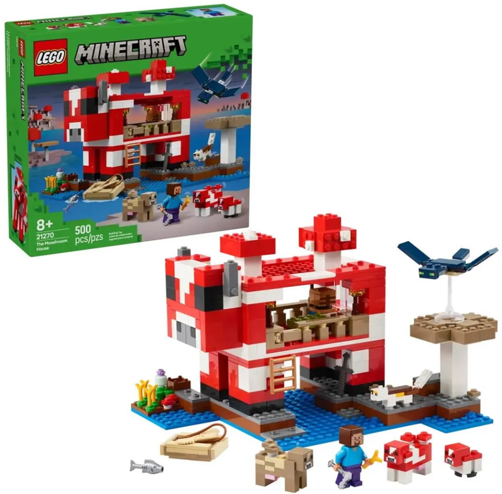 LEGO MINECRAFT 21270 The Mooshroom House