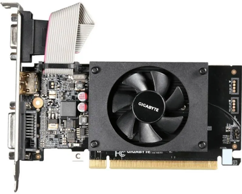 Placa Video GIGABYTE GeForce GT 710 2GB DDR3 64-bit Low Profile HDMI