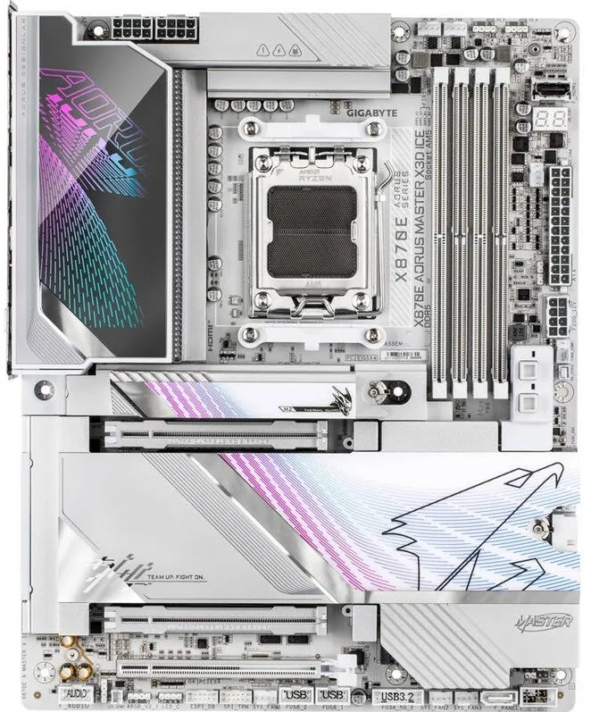 Placa de Baza GIGABYTE X870E AORUS MASTER X3D ICE