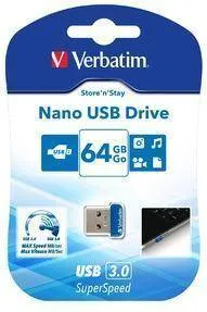 Memorie USB VERBATIM Store n Stay Nano 64GB USB 3.0