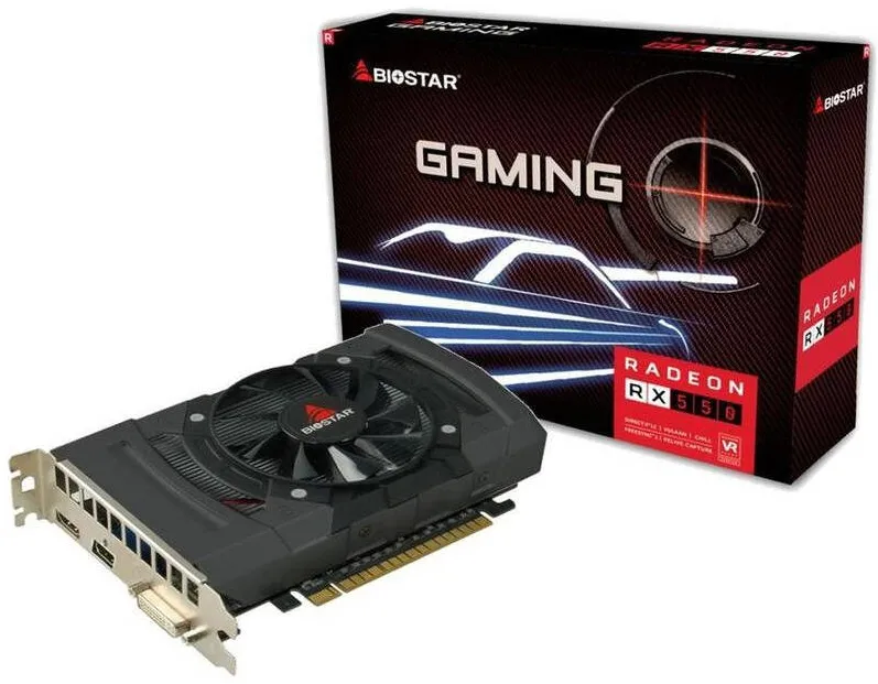 Placa Video Biostar Radeon RX 550 4GB GDDR5 128-bit