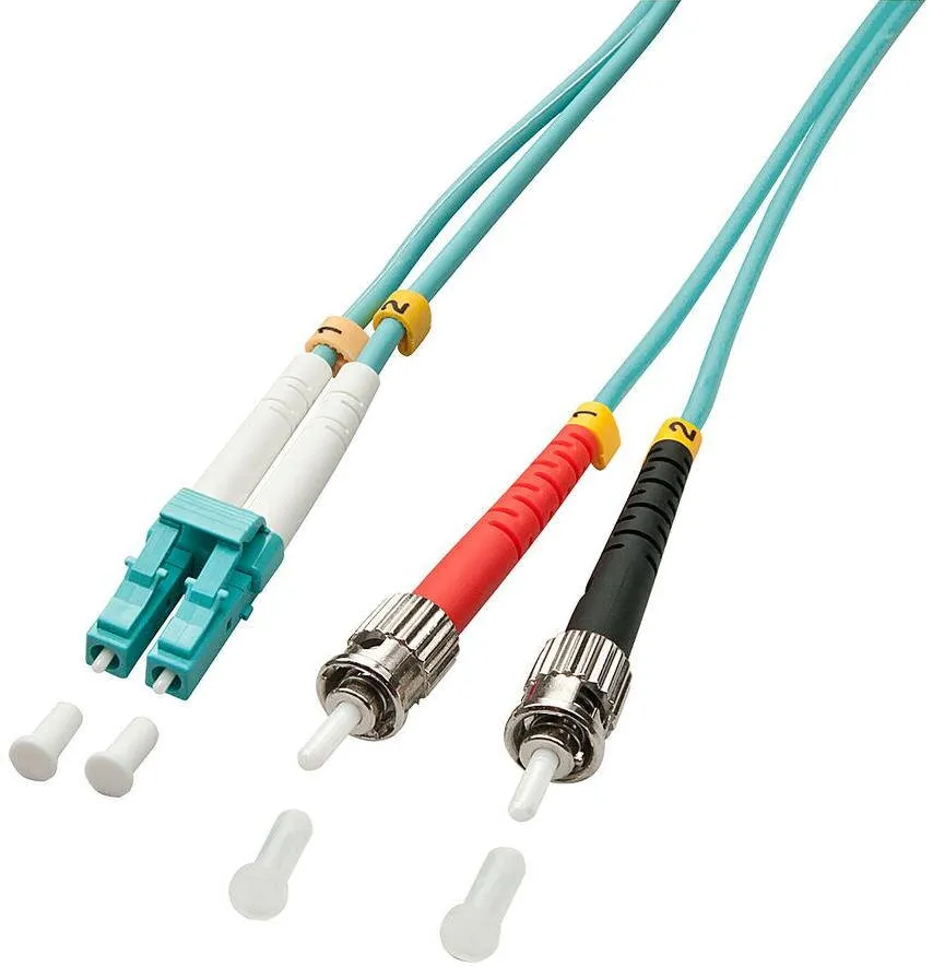 Cablu Fibra Optica Lindy LWL-Duplex LC/ST OM3 15m 50/125æm Multimode