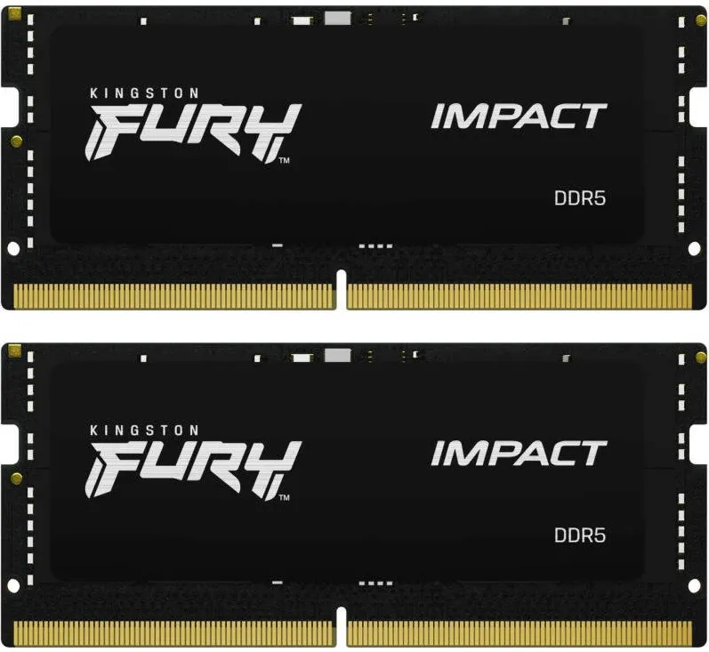 Memorie Laptop Kingston FURY Impact, 32GB, DDR5, 6400MHz, CL38, 1.35v, Dual Channel Kit