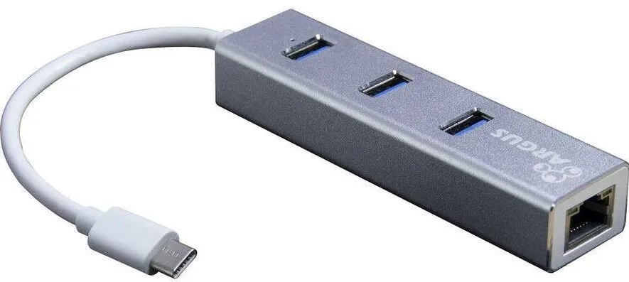 Adaptor Inter-Tech LAN-Argus IT-410-S USB-C Gigabit Ethernet