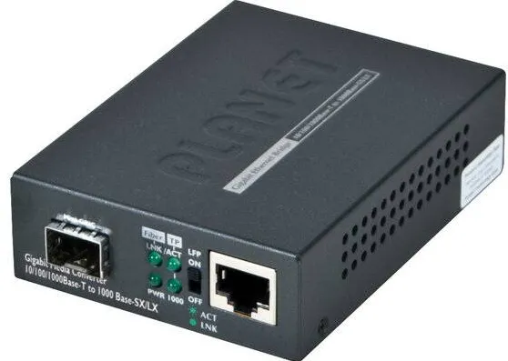 Accesoriu server Planet 10/100/1000Base-T to miniGBIC Converter