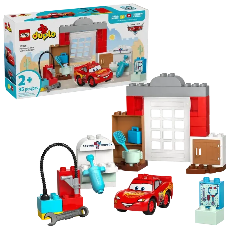 LEGO DUPLO Disney 10456 Vizita lui McQueen la garajul lui Doc